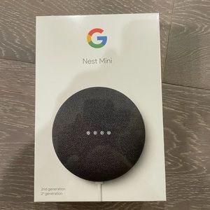 Brand new Google Nest Mini in Charcoal